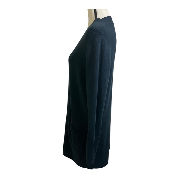 J.Jill womens open front ribbed cardigan. Pockets long. Viscose rayon. Small - Picture 9 of 13
